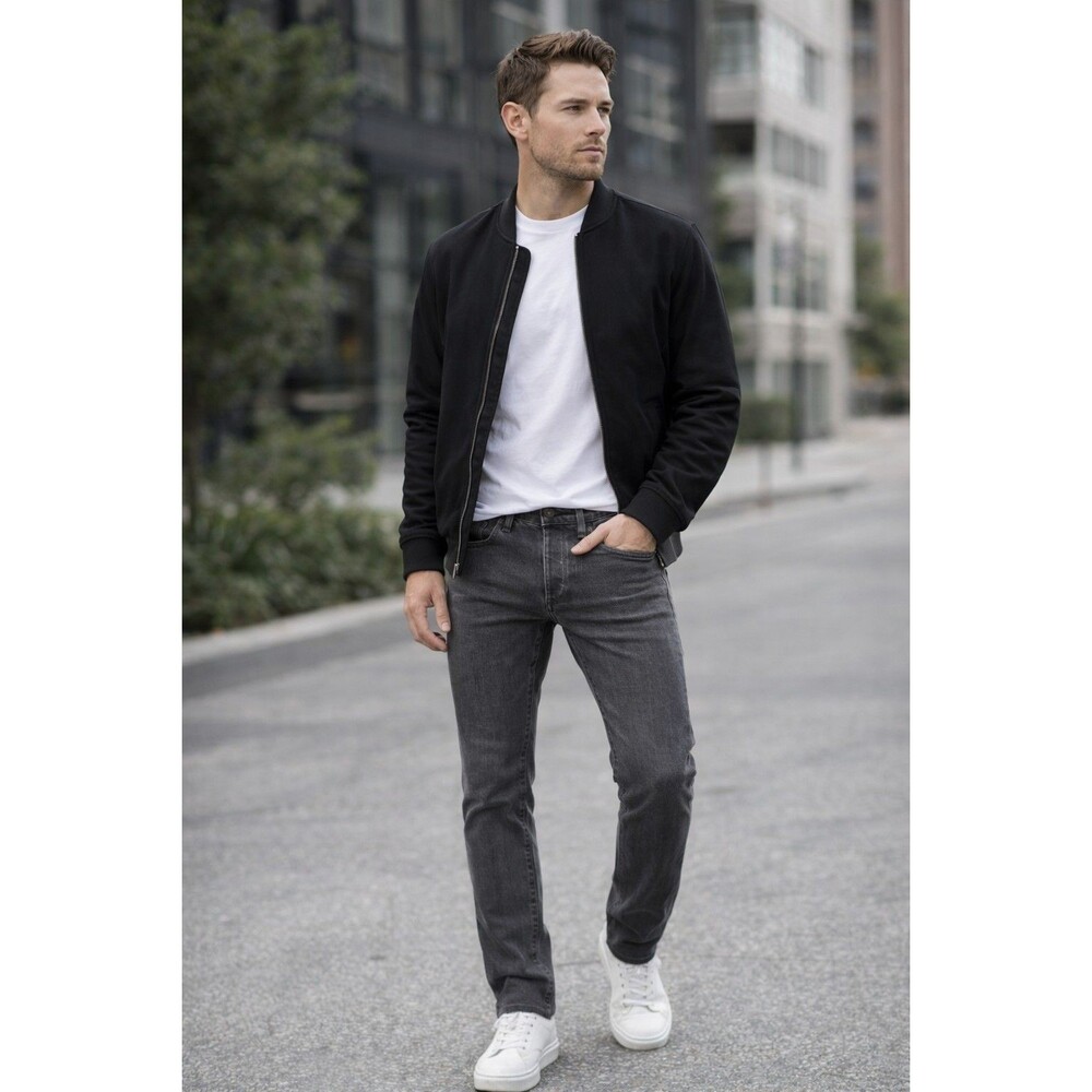 Rag & Bone Fit 1 Extra Slim Jeans Mens 32 Gray Slim Stretch Denim Button Fly USA
